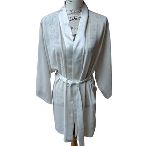 Victoria's Secret Vintage Gold Label Sheer Robe One Size